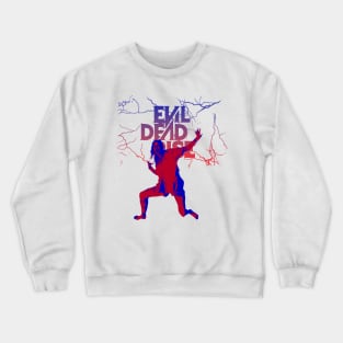 Evil Dead Rise 2023 graphic design by ironpalette Crewneck Sweatshirt